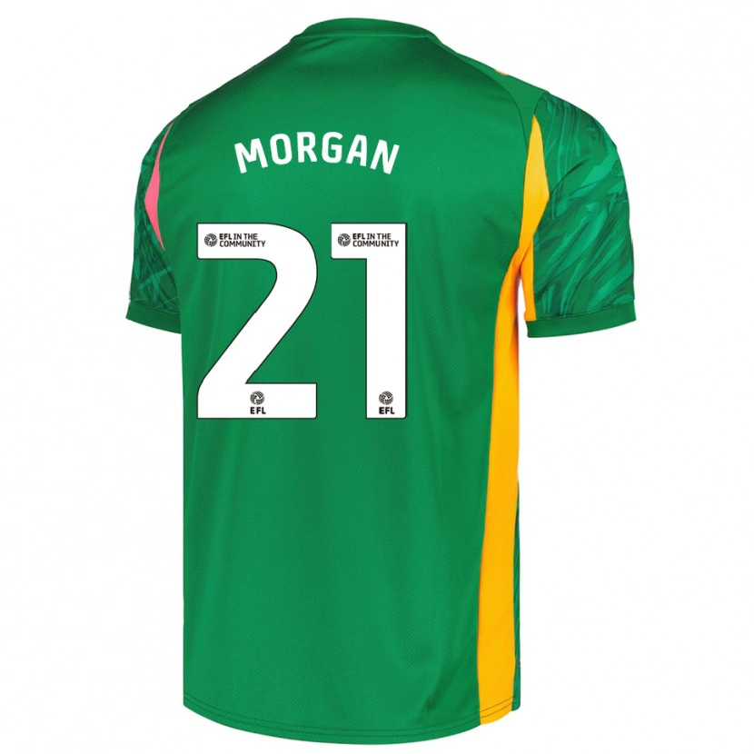 DanxenメンズSarah Morgan#21グリーン ピンクゴールキーパー シャツ2025/26ジャージーユニフォーム