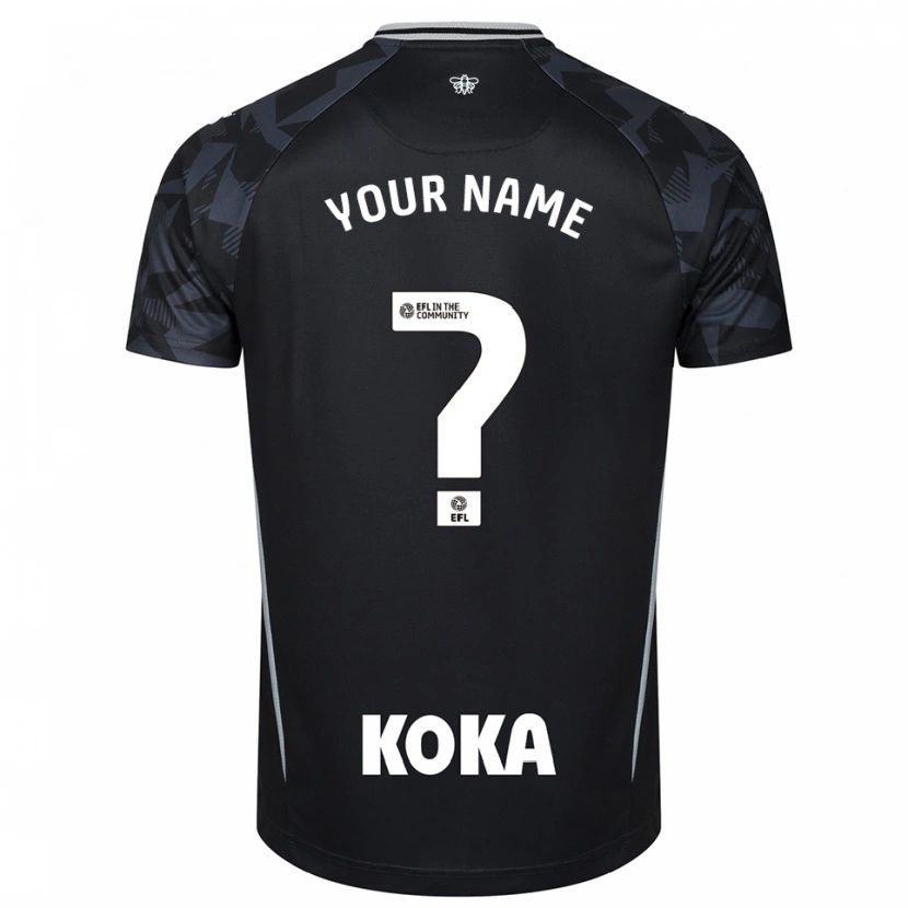 DanxenメンズワトフォードFCブラック ブルーゴールキーパー シャツ2025/26ジャージーユニフォーム