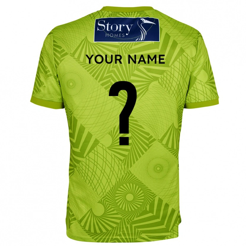 Danxenメンズカーライル・ユナイテッドFCイエロー グリーンゴールキーパー シャツ2025/26ジャージーユニフォーム