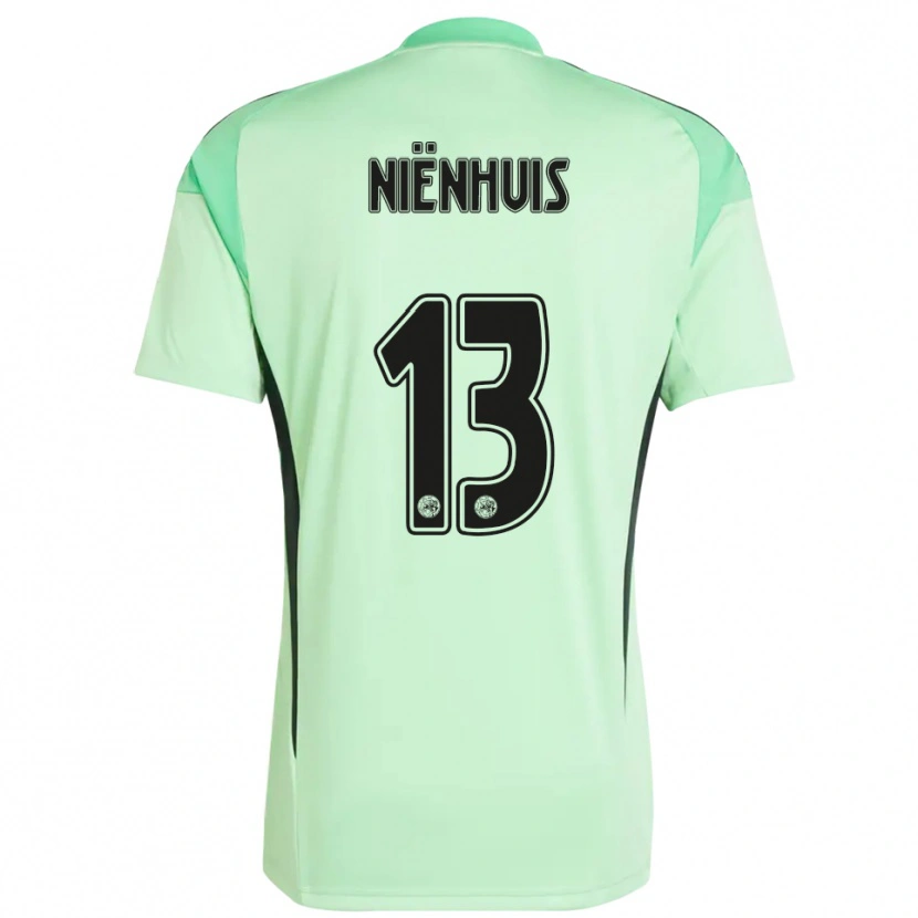 DanxenメンズLois Niënhuis#13薄緑 黒ゴールキーパー シャツ2025/26ジャージーユニフォーム