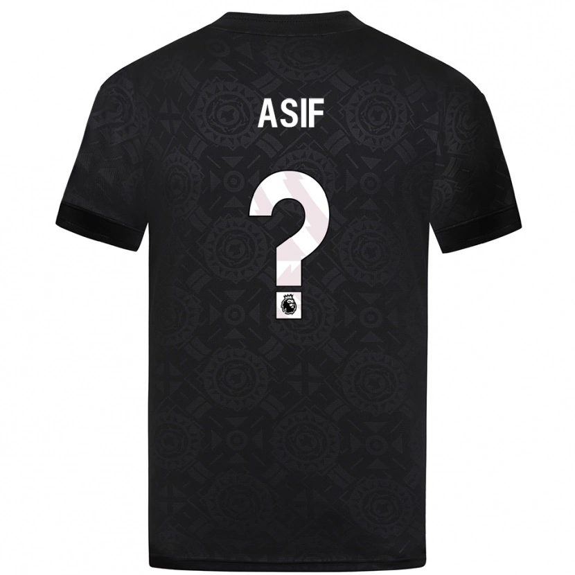 DanxenメンズDawood Asif#0黒 白ゴールキーパー シャツ2025/26ジャージーユニフォーム