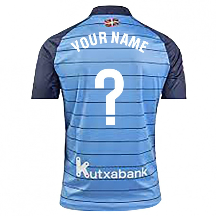 Danxenメンズレアル・ソシエダネイビーブルーゴールキーパー シャツ2025/26ジャージーユニフォーム