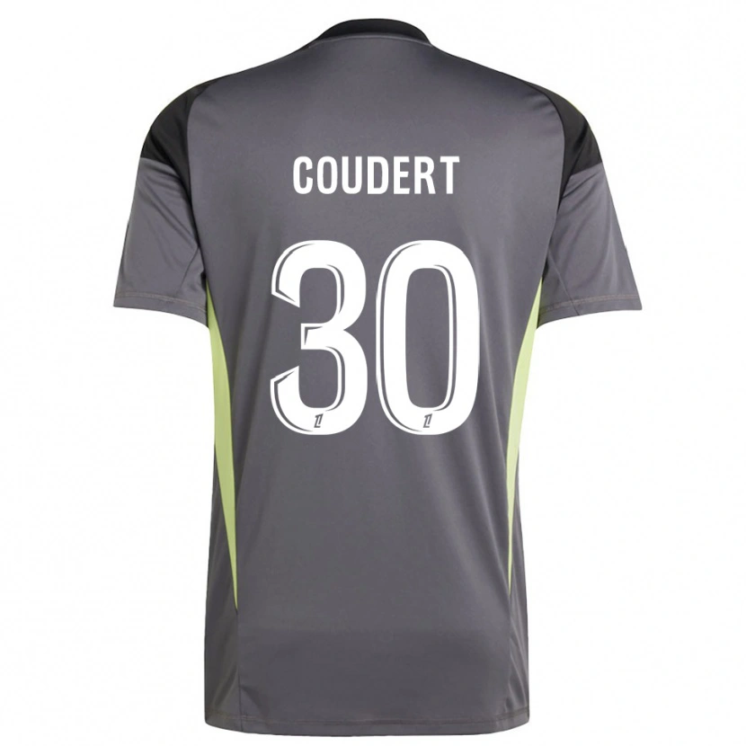 DanxenメンズGrégoire Coudert#30ダークグレーグリーンゴールキーパー シャツ2025/26ジャージーユニフォーム