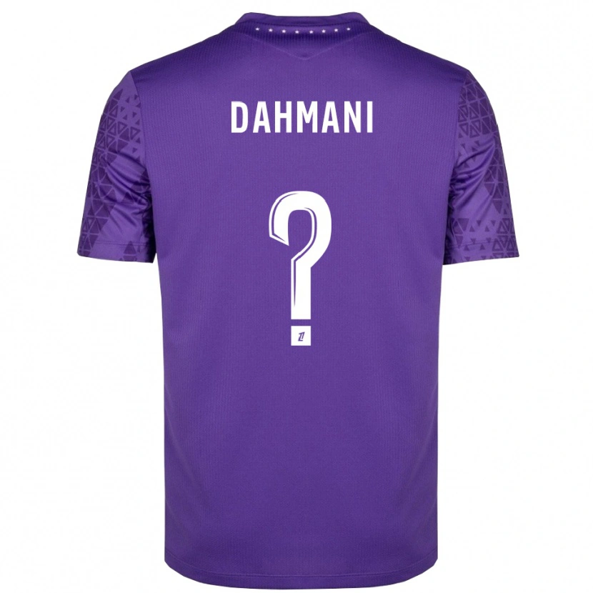 DanxenメンズWaël Dahmani#0パープル ホワイトゴールキーパー シャツ2025/26ジャージーユニフォーム