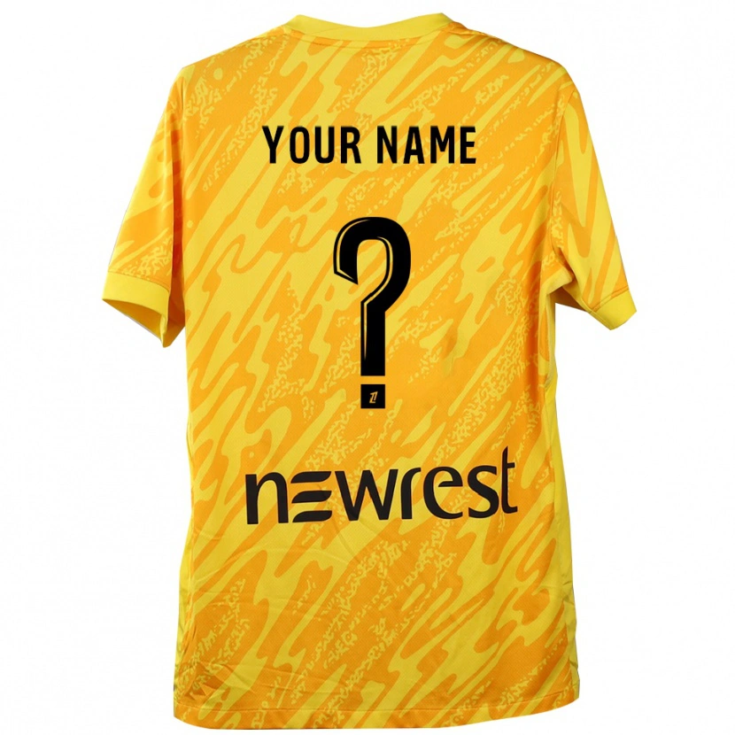 DanxenメンズトゥールーズFCイエローブラックゴールキーパー シャツ2025/26ジャージーユニフォーム