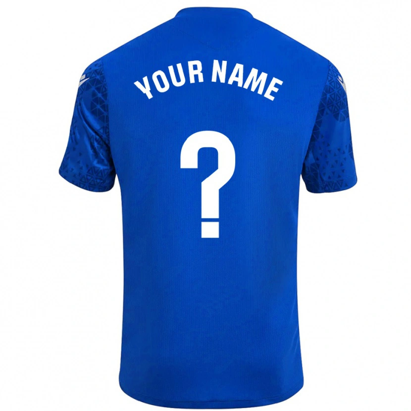 DanxenメンズカディスCFブルーホワイトゴールキーパー シャツ2025/26ジャージーユニフォーム