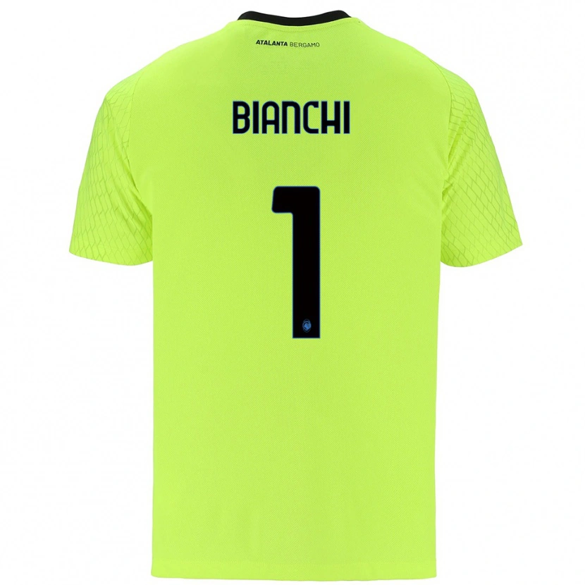 DanxenメンズMattia Bianchi#1黄緑赤ゴールキーパー シャツ2025/26ジャージーユニフォーム