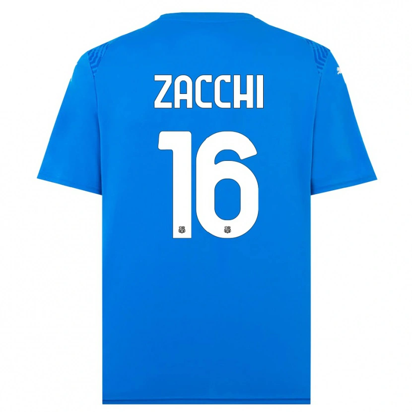 DanxenメンズGioele Zacchi#16青白ゴールキーパー シャツ2025/26ジャージーユニフォーム