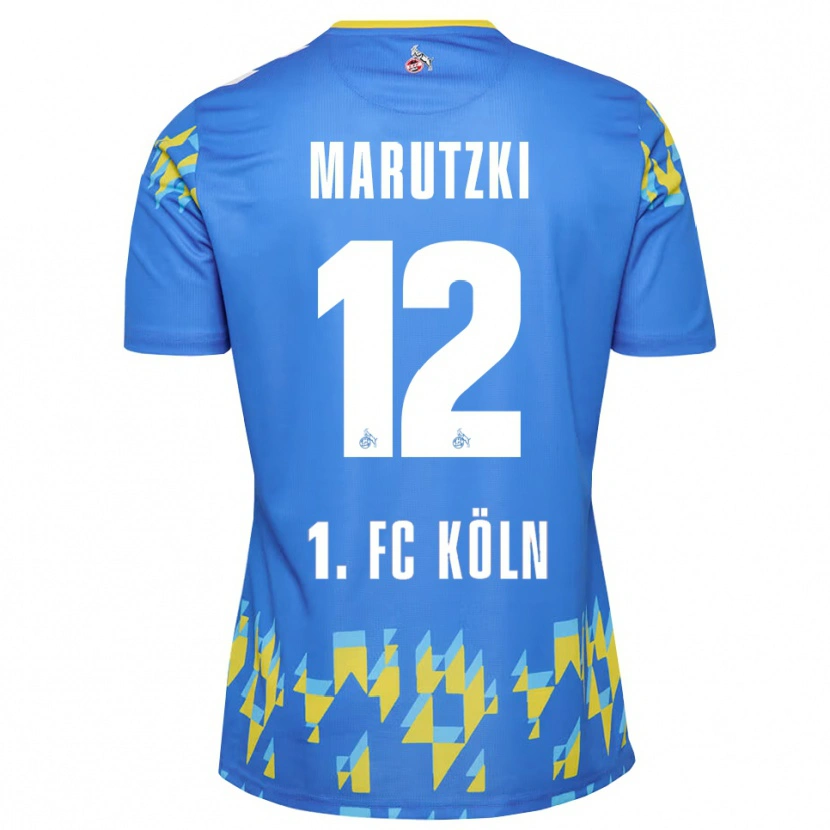 DanxenメンズMikolaj Marutzki#12コーンフラワーブルーゴールキーパー シャツ2025/26ジャージーユニフォーム