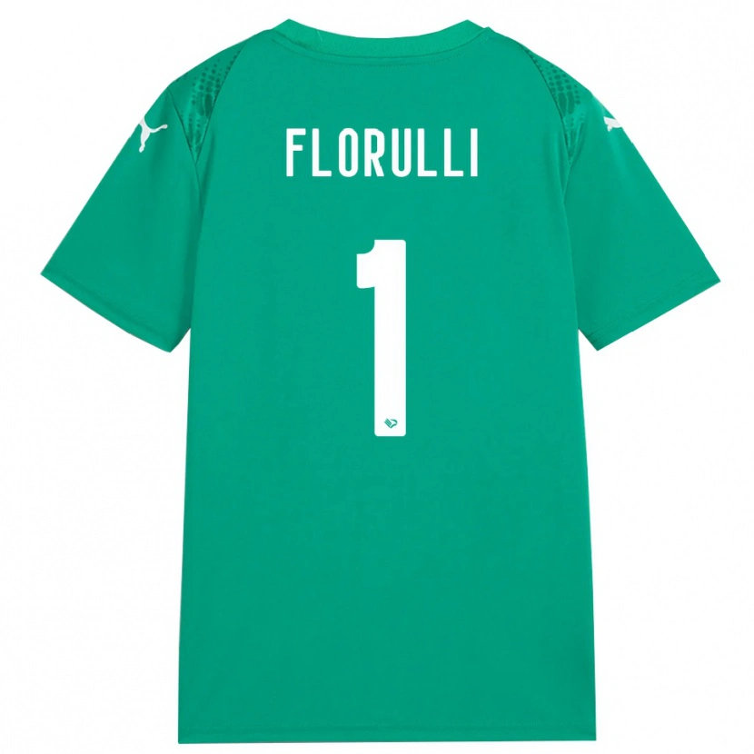 DanxenメンズGerlando Florulli#1シーグリーンホワイトゴールキーパー シャツ2025/26ジャージーユニフォーム