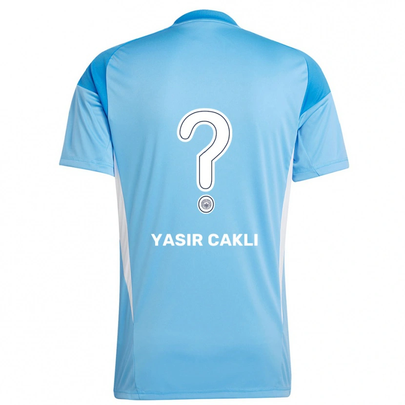 DanxenメンズAli Yasir Caklı#0ロイヤルブル ーホワイトゴールキーパー シャツ2025/26ジャージーユニフォーム