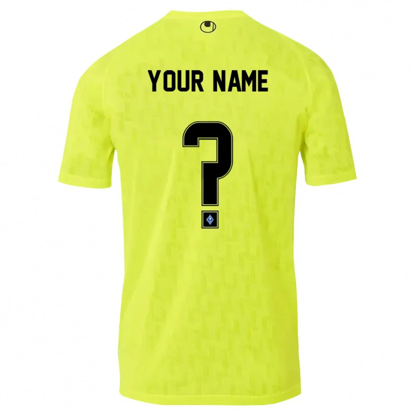 DanxenメンズSVヴァルトホーフ・マンハイムイエローブラックゴールキーパー シャツ2025/26ジャージーユニフォーム