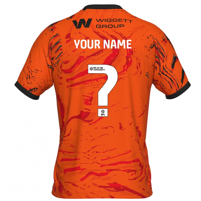 DanxenメンズミルウォールFCオレンジ ブラックゴールキーパー シャツ2025/26ジャージーユニフォーム