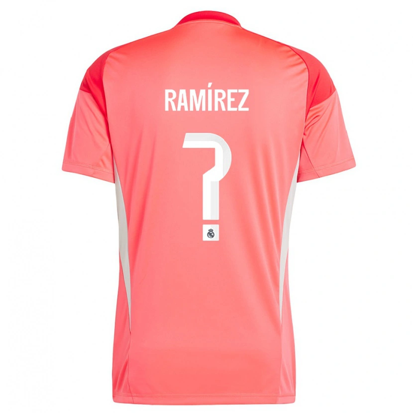 DanxenメンズIzan Ramírez#0オレンジレッドホワイトゴールキーパー シャツ2025/26ジャージーユニフォーム