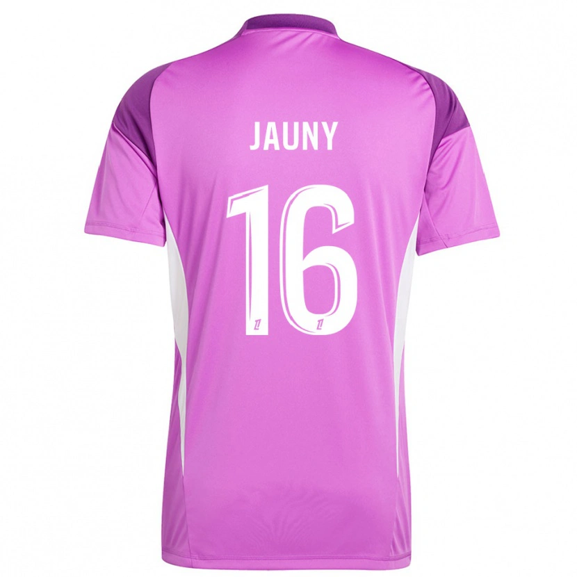DanxenメンズNoah Jauny#16ライラックホワイトゴールキーパー シャツ2025/26ジャージーユニフォーム