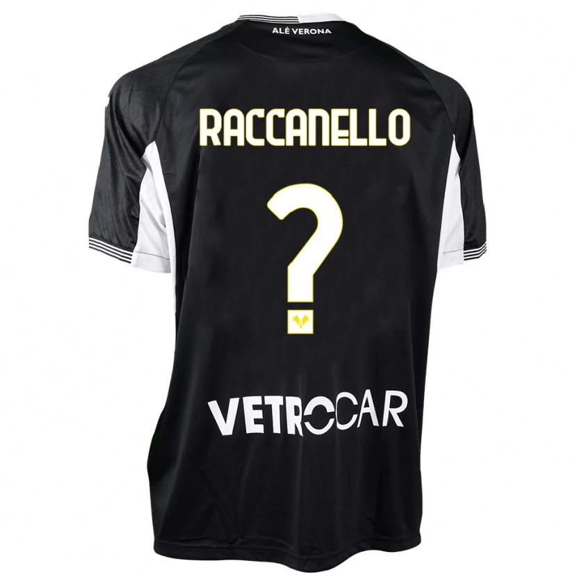 DanxenメンズMarco Raccanello#0黒白ゴールキーパー シャツ2025/26ジャージーユニフォーム