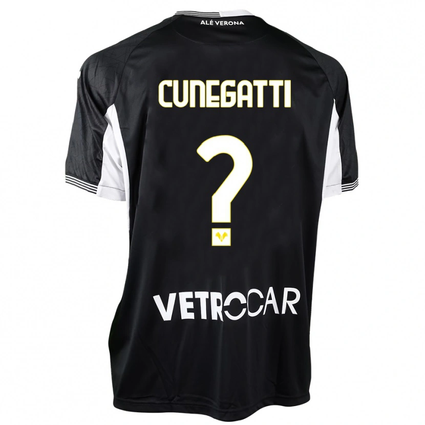 DanxenメンズAndrea Cunegatti#0黒白ゴールキーパー シャツ2025/26ジャージーユニフォーム