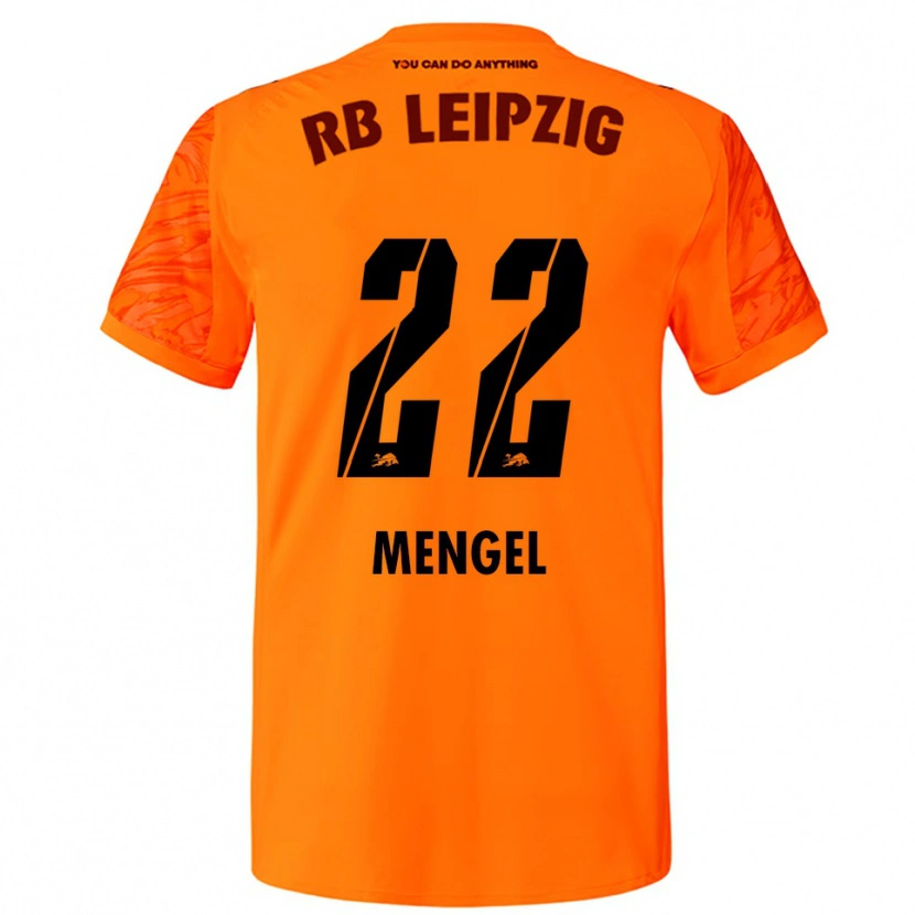 DanxenメンズLuca Mengel#22オレンジ赤ゴールキーパー シャツ2025/26ジャージーユニフォーム