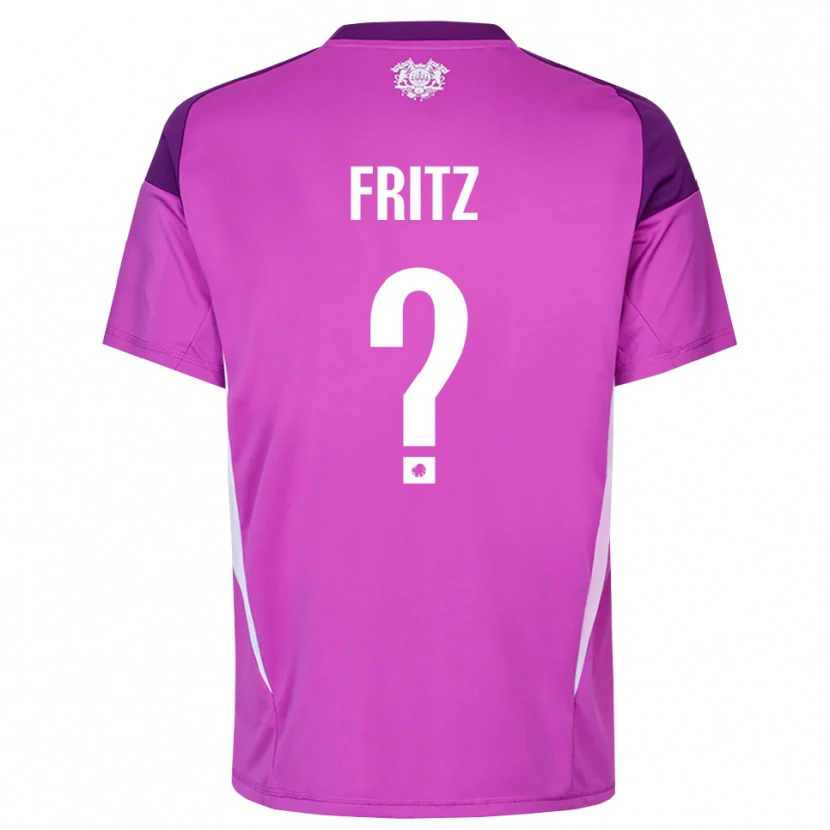 DanxenメンズGustav Fritz#0ライラックパープルホワイトゴールキーパー シャツ2025/26ジャージーユニフォーム