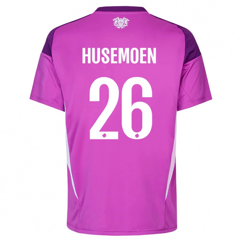 DanxenメンズAstrid Husemoen#26ライラックパープルホワイトゴールキーパー シャツ2025/26ジャージーユニフォーム