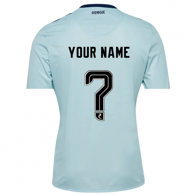 Danxenメンズハート・オブ・ミドロシアンFCライトブルーブラックゴールキーパー シャツ2025/26ジャージーユニフォーム