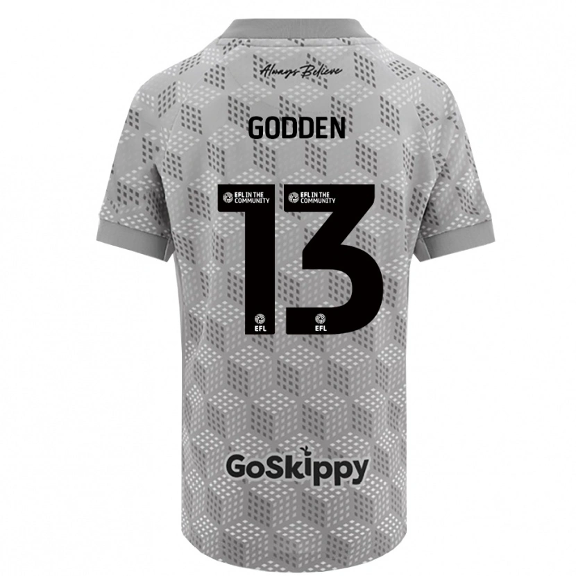 DanxenメンズFreddie Godden#13ブラック グレーゴールキーパー シャツ2025/26ジャージーユニフォーム
