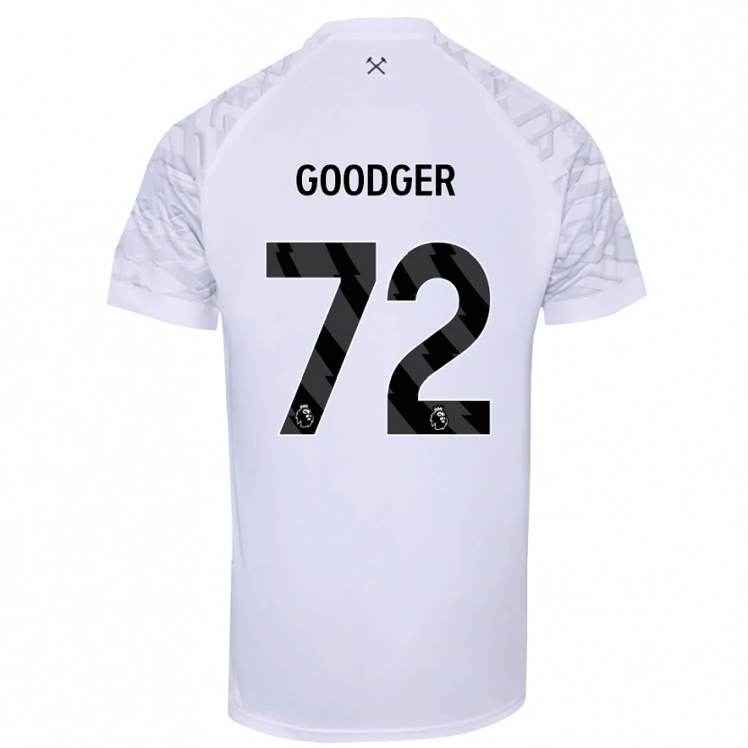 DanxenメンズTommy Goodger#72黒 白ゴールキーパー シャツ2025/26ジャージーユニフォーム