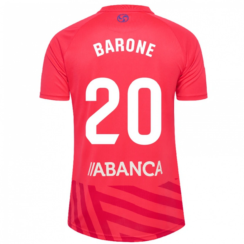 DanxenメンズCaio Barone#20レッドホワイトゴールキーパー シャツ2025/26ジャージーユニフォーム