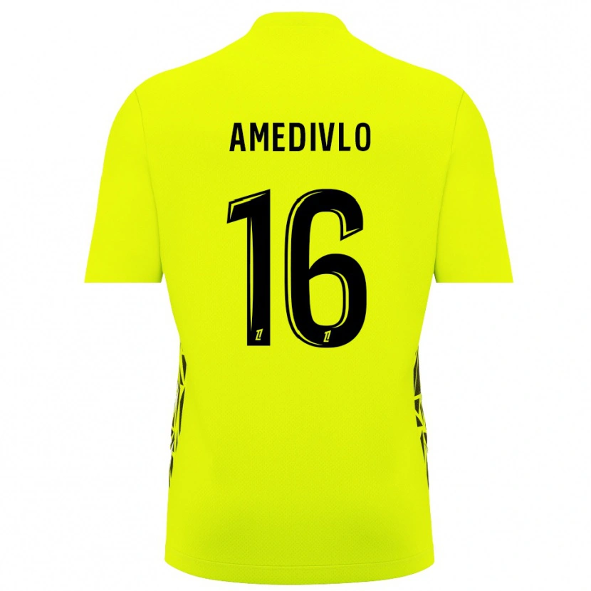 DanxenメンズRayann Amedivlo#16蛍光グリーンゴールキーパー シャツ2025/26ジャージーユニフォーム