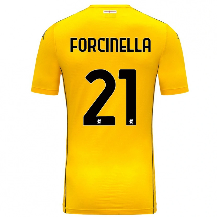 DanxenメンズCamilla Forcinella#21ダーク黄黒ゴールキーパー シャツ2025/26ジャージーユニフォーム