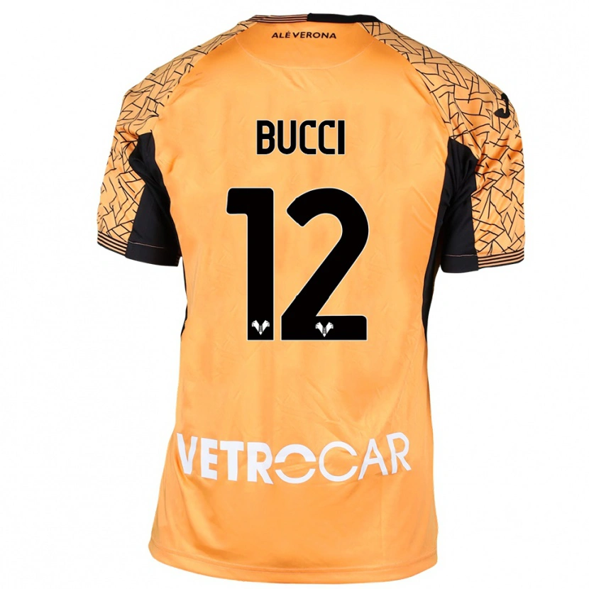 DanxenメンズIrene Bucci#12オレンジ黒白ゴールキーパー シャツ2025/26ジャージーユニフォーム