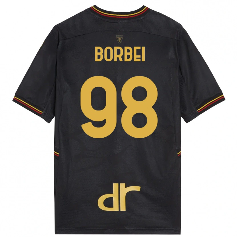 DanxenメンズAlexandru Borbei#98黒茶ゴールキーパー シャツ2025/26ジャージーユニフォーム