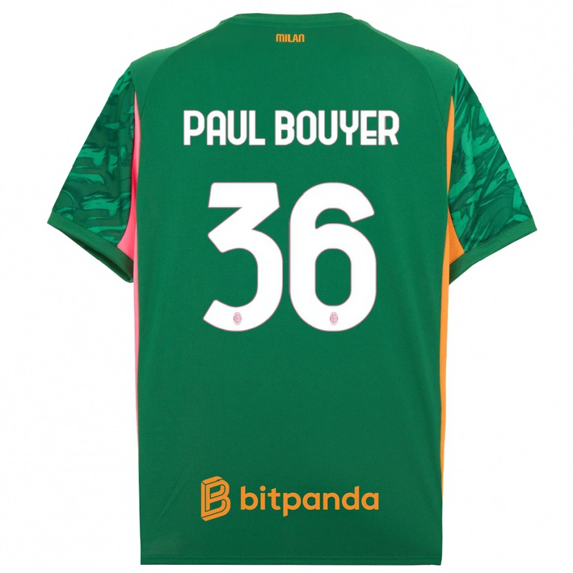 DanxenメンズLéo Paul Bouyer#36緑オレンジピンクゴールキーパー シャツ2025/26ジャージーユニフォーム