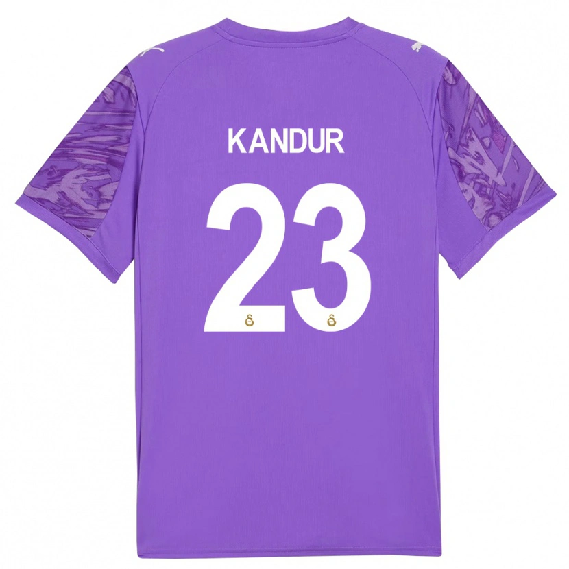 DanxenメンズMüge Kandur#23パープルホワイトゴールキーパー シャツ2025/26ジャージーユニフォーム