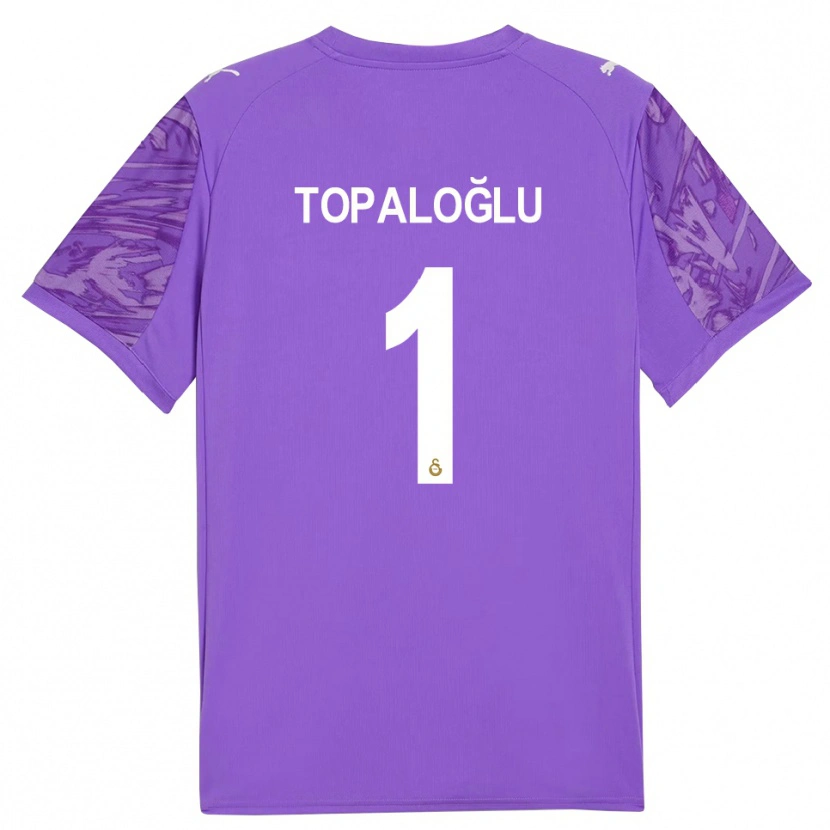 DanxenメンズEren Topaloğlu#1パープルホワイトゴールキーパー シャツ2025/26ジャージーユニフォーム