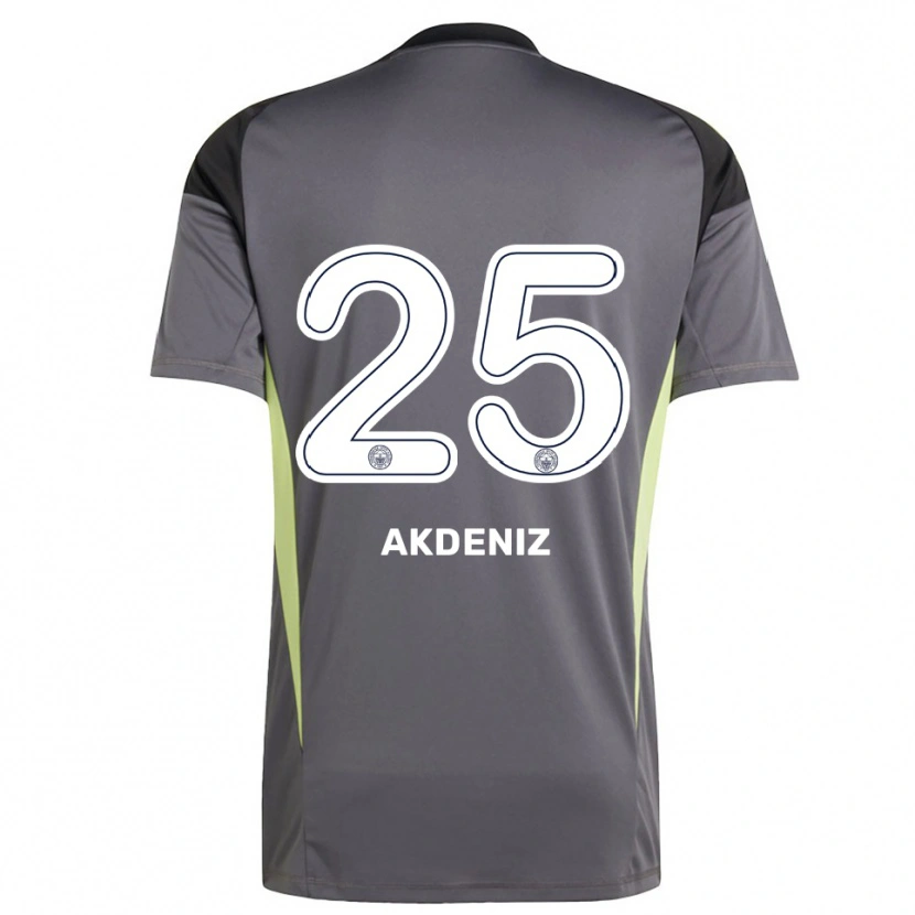 DanxenメンズZeynep Akdeniz#25ディムグレーブラックゴールキーパー シャツ2025/26ジャージーユニフォーム