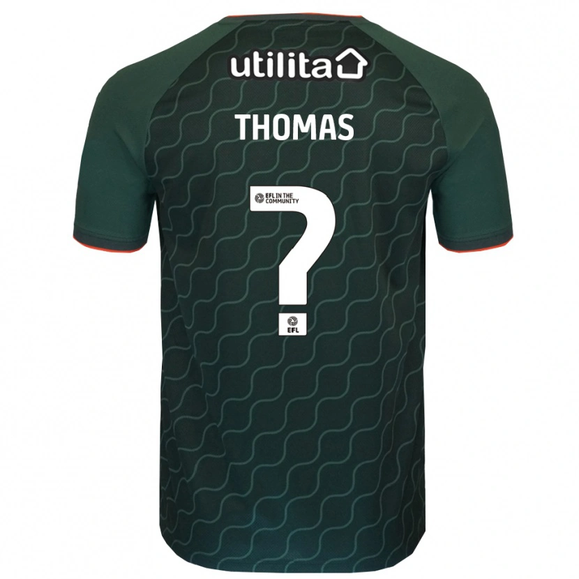 DanxenレディースLucas Thomas#0ダークグリーンゴールキーパー シャツ2025/26ジャージーユニフォーム
