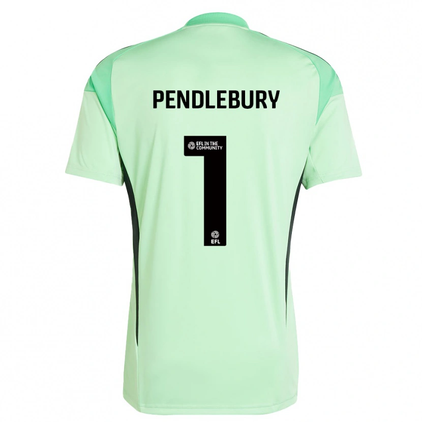 DanxenレディースIzzy Pendlebury#1ライトグリーンブラックゴールキーパー シャツ2025/26ジャージーユニフォーム