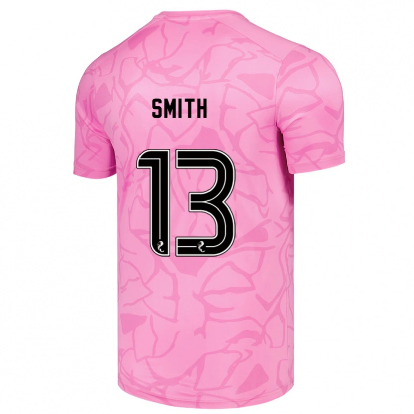DanxenレディースJordan Smith#13ピンクブラックゴールキーパー シャツ2025/26ジャージーユニフォーム