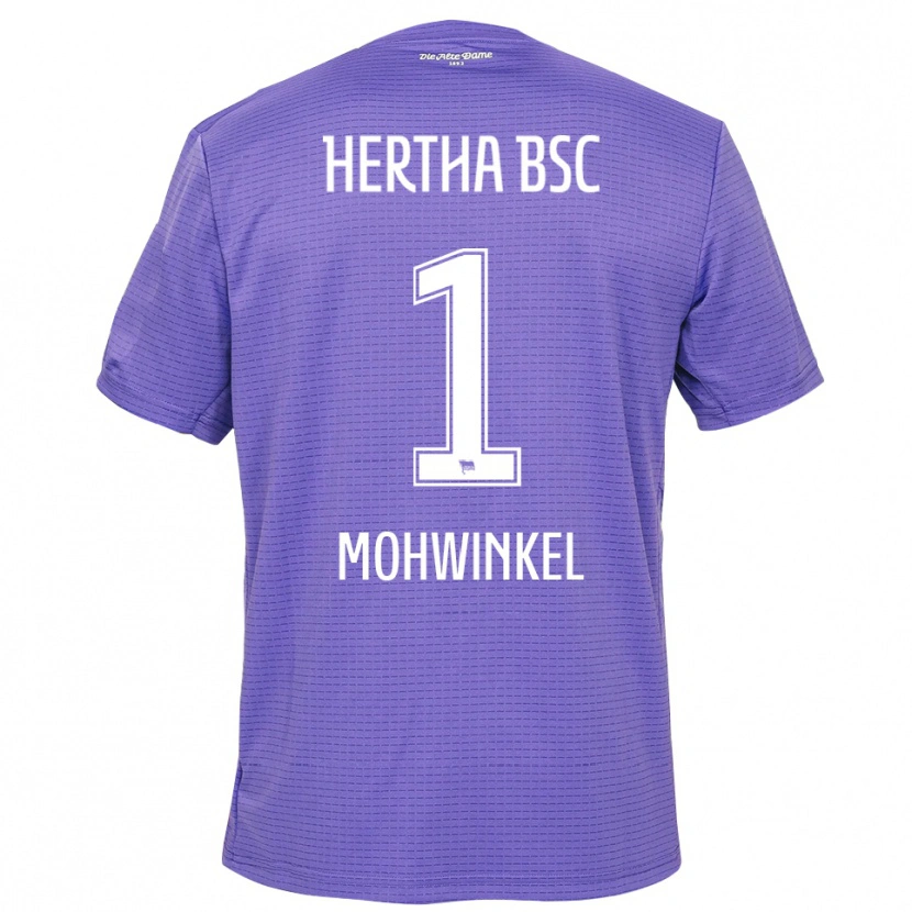 DanxenレディースMaximilian Mohwinkel#1パープルホワイトゴールキーパー シャツ2025/26ジャージーユニフォーム