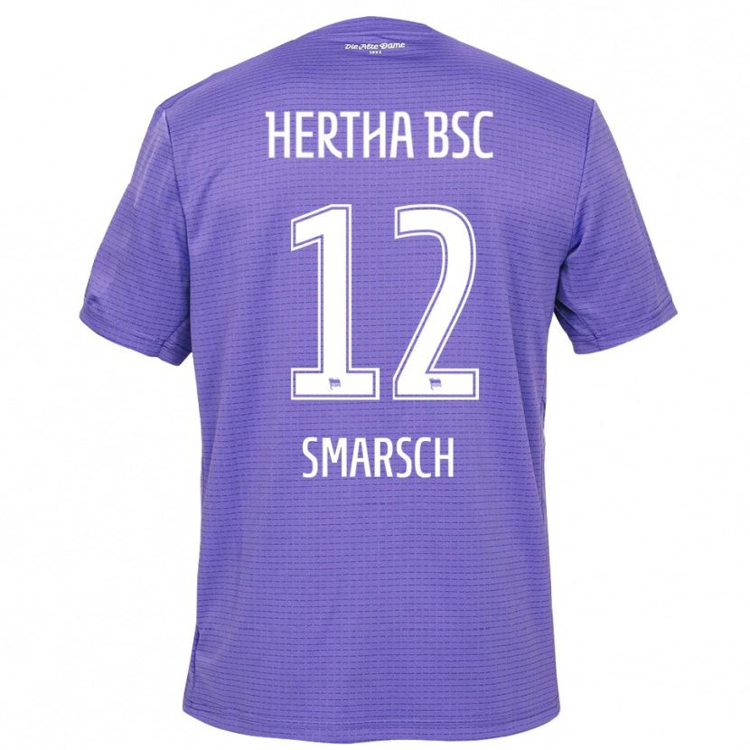 DanxenレディースDennis Smarsch#12パープルホワイトゴールキーパー シャツ2025/26ジャージーユニフォーム