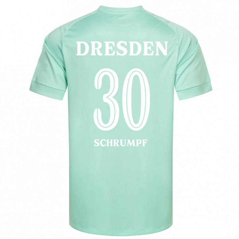 DanxenレディースJanis Schrumpf#30ライトグリーンホワイトゴールキーパー シャツ2025/26ジャージーユニフォーム