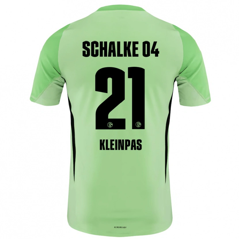 DanxenレディースSophie Kleinpas#21ライトグリーンブラックゴールキーパー シャツ2025/26ジャージーユニフォーム