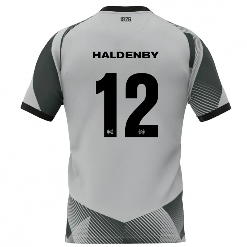 DanxenレディースBen Haldenby#12ライトグレーホワイトゴールキーパー シャツ2025/26ジャージーユニフォーム