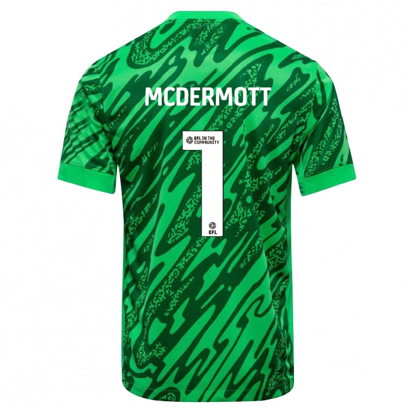 DanxenレディースConal McDermott#1フォレストグリーンゴールキーパー シャツ2025/26ジャージーユニフォーム
