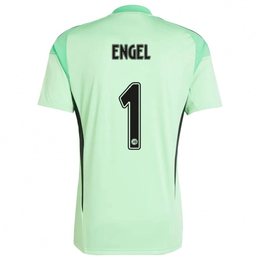 DanxenレディースMark Engel#1薄緑 黒ゴールキーパー シャツ2025/26ジャージーユニフォーム