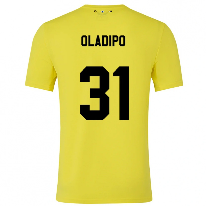 DanxenレディースLaolu Oladipo#31黄色 黒ゴールキーパー シャツ2025/26ジャージーユニフォーム