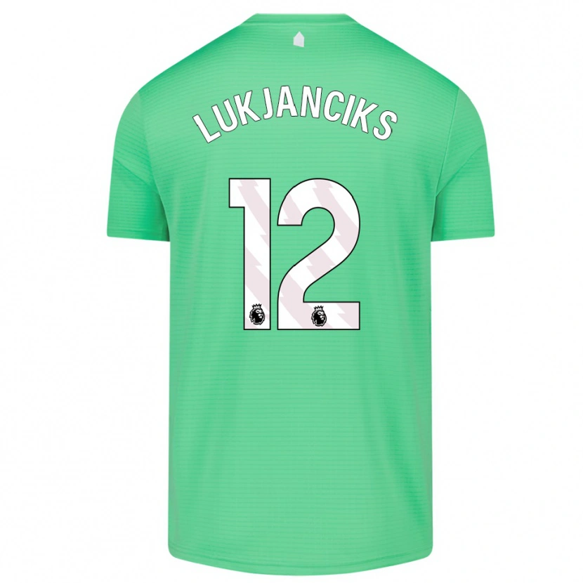 DanxenレディースDouglass Lukjanciks#12中緑ゴールキーパー シャツ2025/26ジャージーユニフォーム