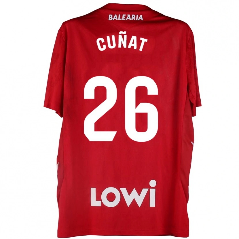 Danxenレディースパブロ・クニャト#26レッドホワイトゴールキーパー シャツ2025/26ジャージーユニフォーム