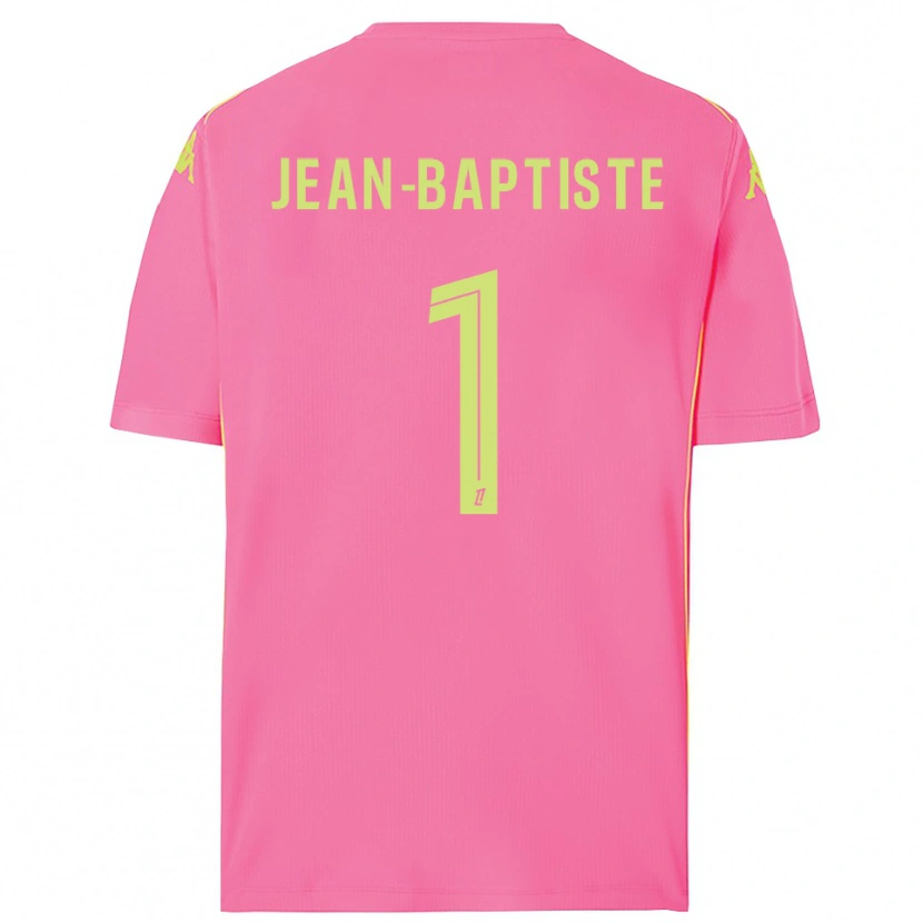 DanxenレディースRomain Jean-Baptiste#1ホットピンクゴールキーパー シャツ2025/26ジャージーユニフォーム